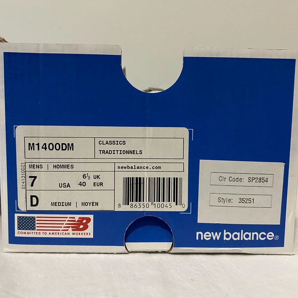 New Balance for J.Crew 1400 sneakers, military grey, men's size 7 US - Picture 3 of 12